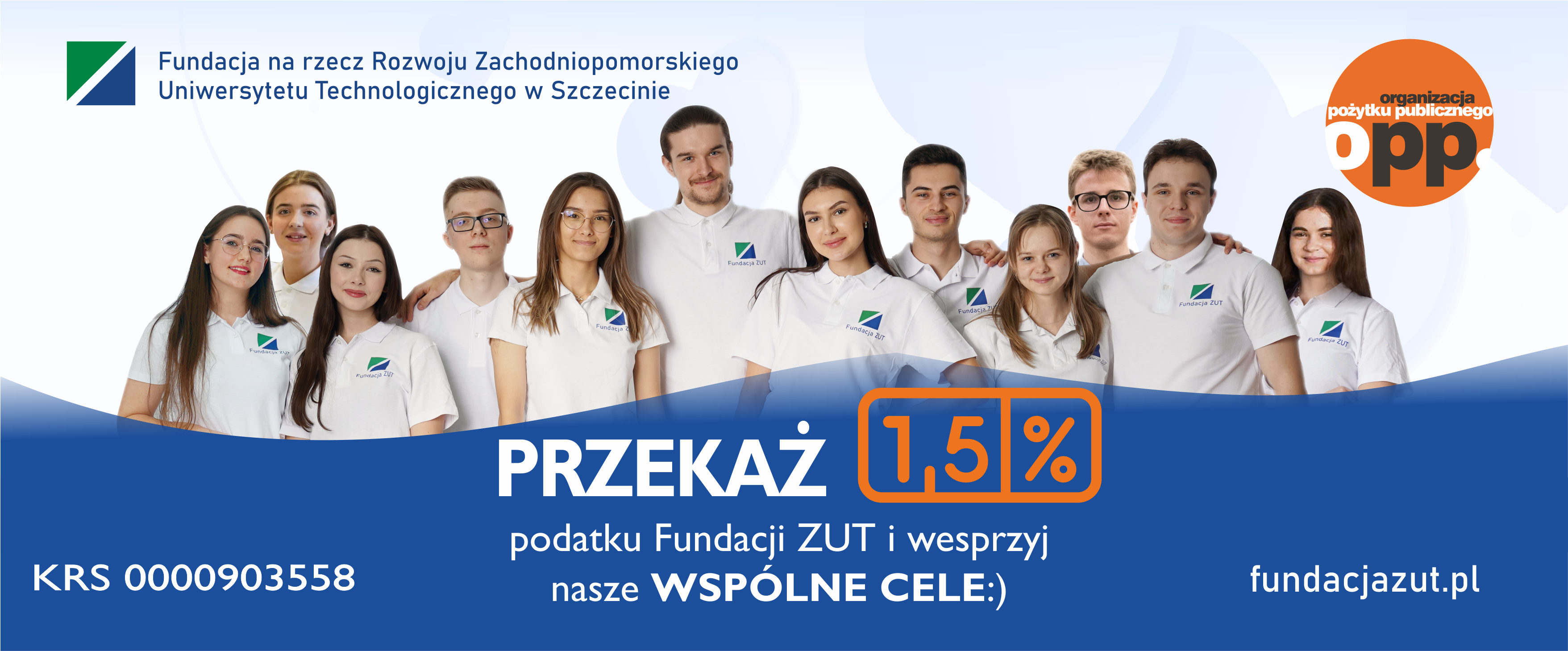 przekaz 1,5% Fundacji zut